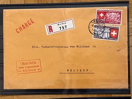 Firmenbrief, E. Wüest-Steffen Inkasso, Reiden-Nebikon, 1939