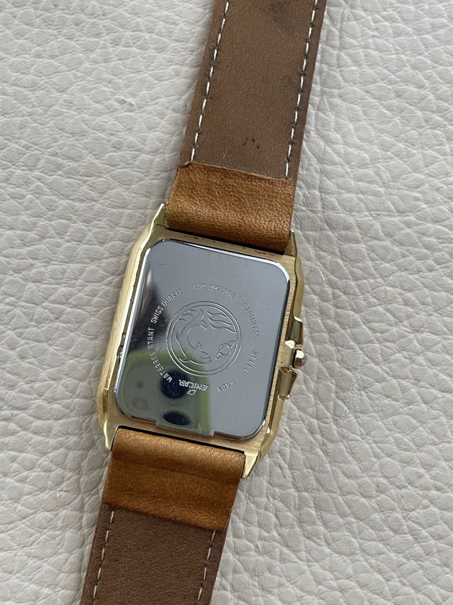 Enicar Orologi: Montre Enicar Quartz Privilège plaqué or – Usato da Posieux venduto da Angeles82 6