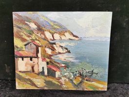 HUILE SUR PANNEAU SIGNÉE ET DATÉE 197 JEAN LASSUEUR 1899-198