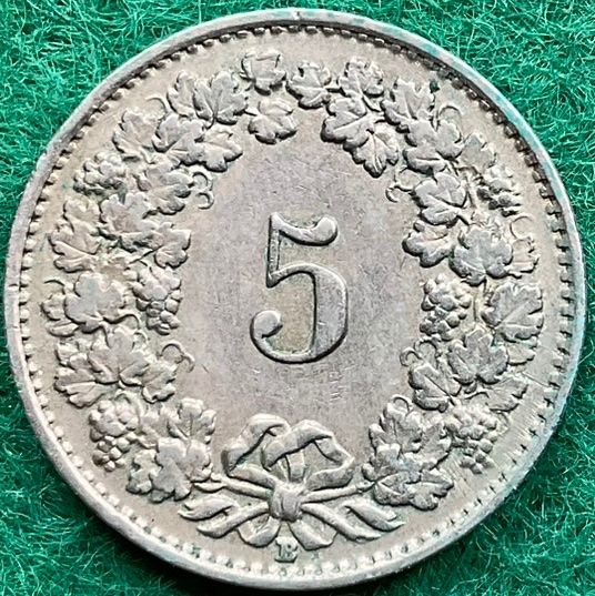 Tutti le monete: Pièce de 5 ct suisse 1930 – Usato da Plan-les-Ouates venduto da gab_cgf6 1