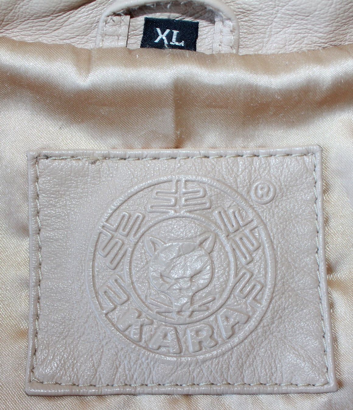 Giacche: Veste en cuir véritable KARA beige  NP. 280 CHF – Usato da Peseux venduto da Gilloss 8