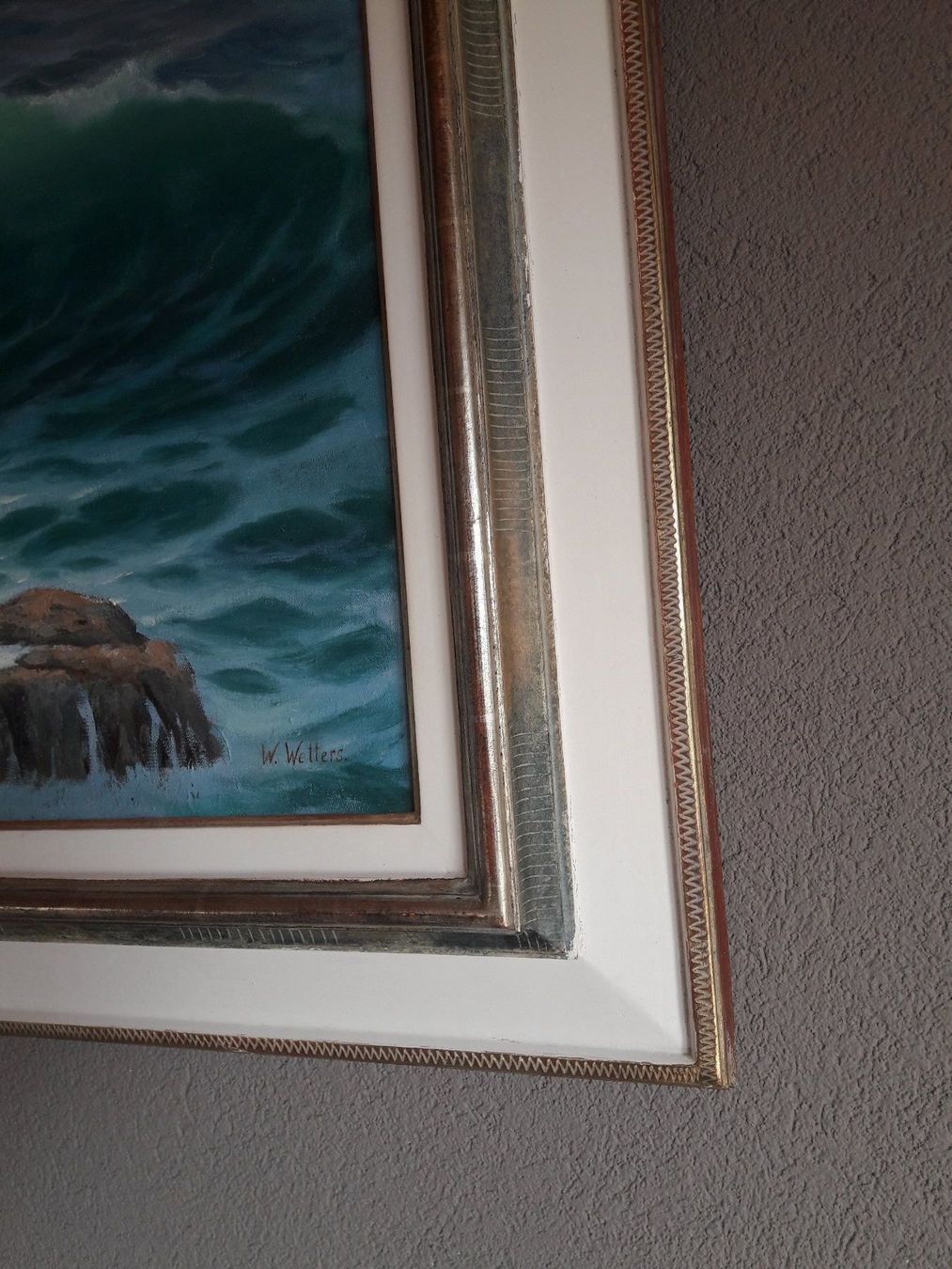 Dipinti: Oelbild gross, das Meer – Usato da Erlinsbach venduto da andiKawa 4
