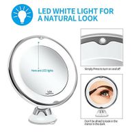 LED Kosmetikspiegel Schminkspiegel 10-fach Vergrößerung