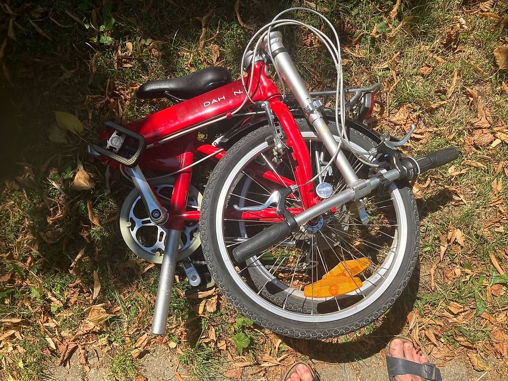Biciclette: Klappvelo dahon rot – Usato da Derendingen venduto da gepfeifer 3