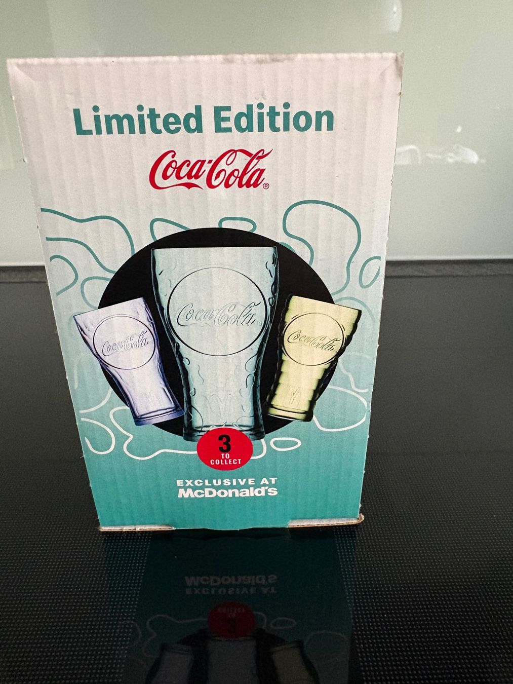 Mc Donald's Bicchieri: McDonalds Glas 2026 türkis – Nuovo e nell'imballaggio originale da Kerzers venduto da chassotce 3