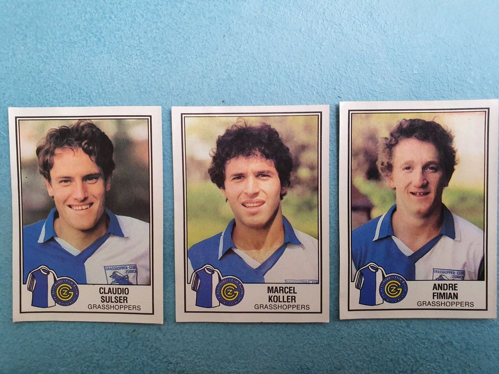 Carte Joueur Grasshoppers Zurich Claudio SULSER - Collection Football