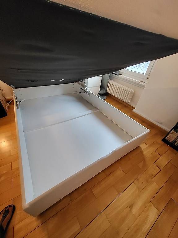 Letti: Bett Boxspringbett mit Bettkasten 140/200 beige – Usato da Brunnen venduto da JJaime 5