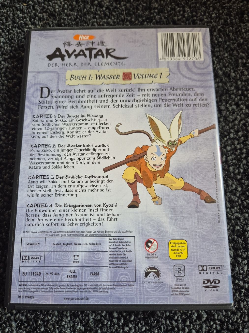 Alle DVDs: Avatar - Der Herr der Elemente, Buch 1 – Gebraucht aus Ruswil von jan_bxl5 1