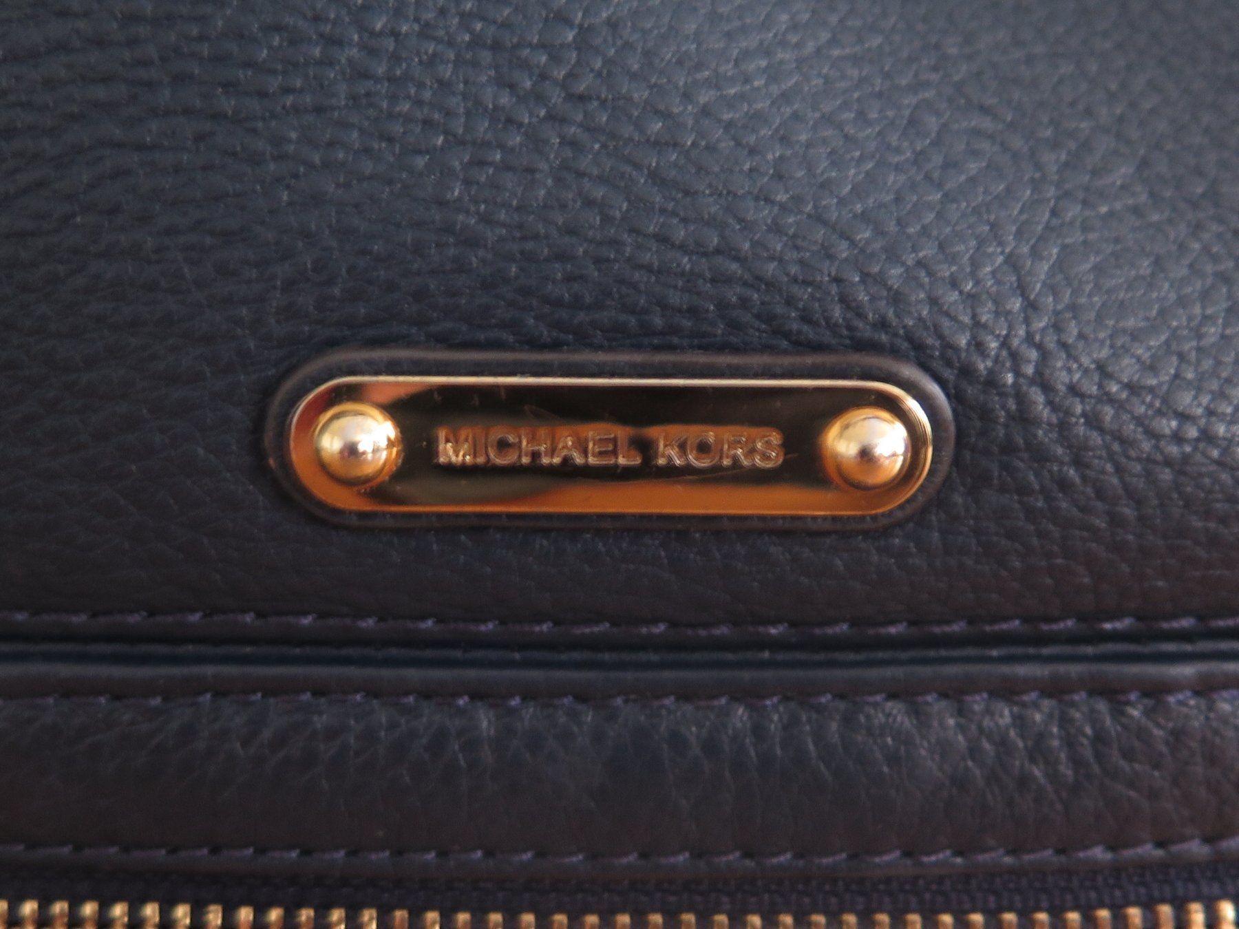 Michael Kors Borse da donna: Michael Kors Handtasche, Leder, Dunkelblau – Usato da Basel venduto da Deko1 5