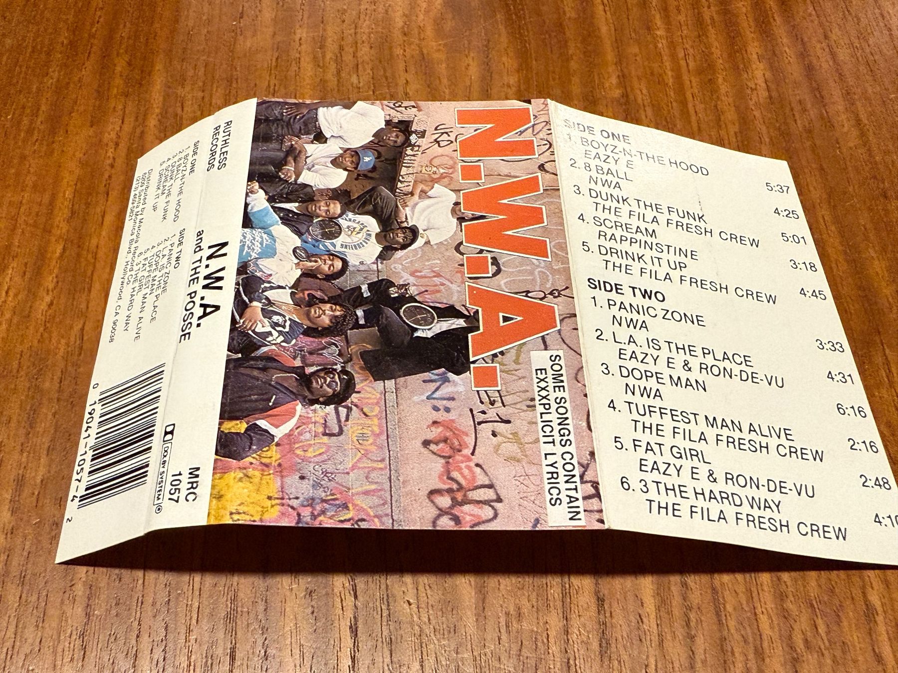 Cassettes audio: N.W.A. AND THE POSSE / US 1989 MC – D'occasion à Delémont par cpop 1