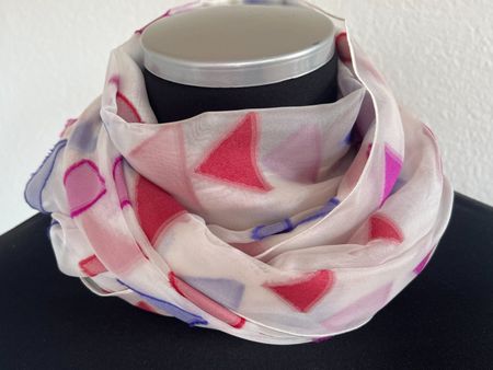 Colora Schal, 75% Seide, NEU