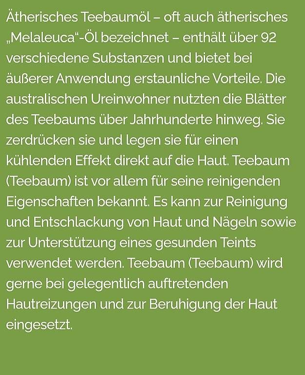 Doterra Oli essenziali: Dõterra Tea Tree (Teebaum) 15 ml – Nuovo e nell'imballaggio originale da Lyss venduto da Infinia 1
