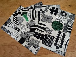 Tischset Marimekko 4er Set schwarz weiss