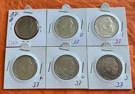 5 Reichsmark Serie 1937