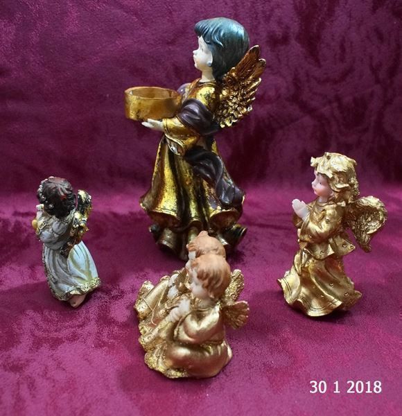 Statuette: 4 diverse Engel – Usato da Basel venduto da The_Onliners 2
