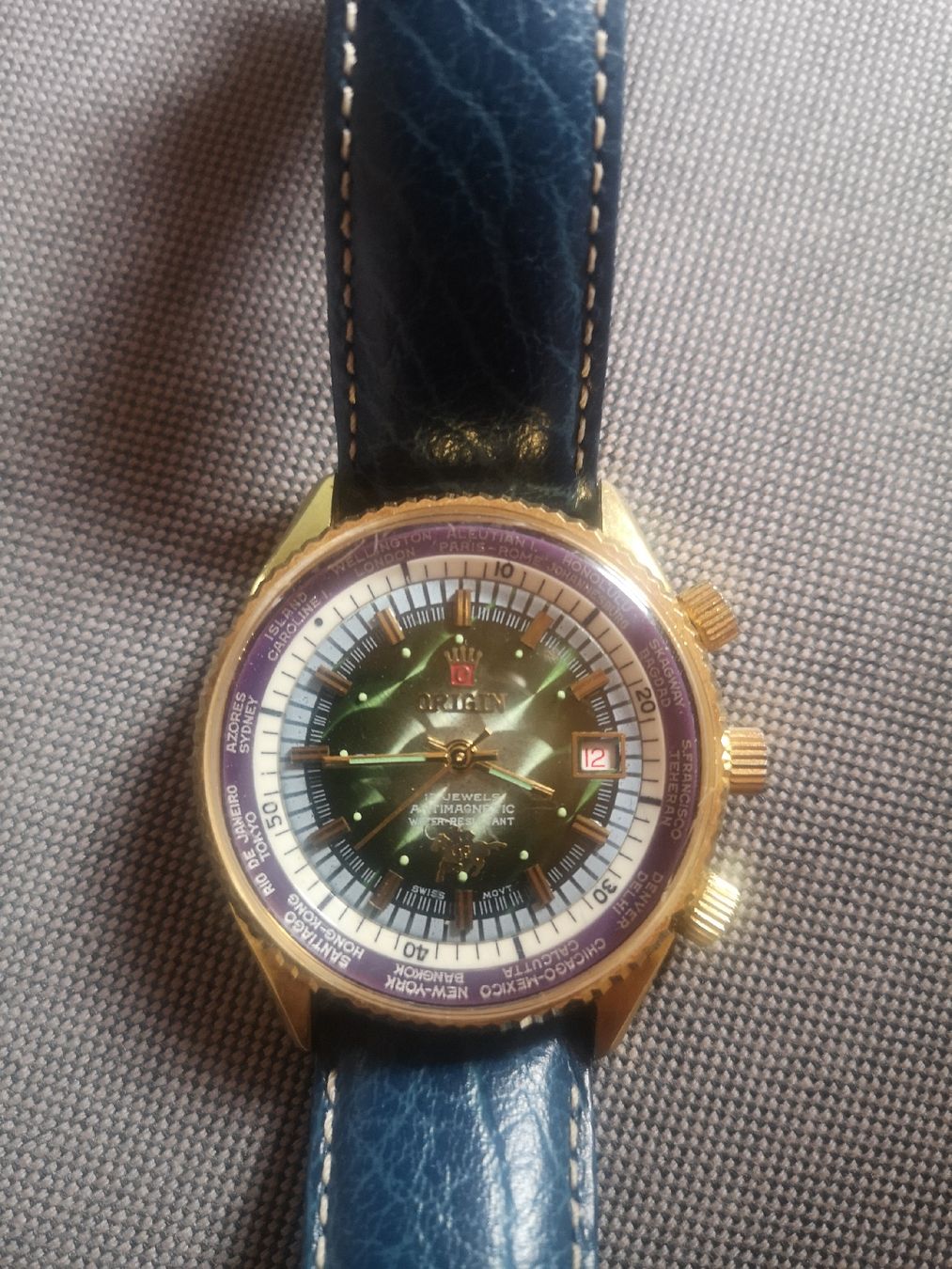 Orologi: Vintage Men's Origin De Luxe Wristwatch – Usato da Rolle venduto da Groovytrain 3
