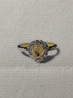 Verlobungsring Yellow Diamant Goldring Fingerring Brillanten
