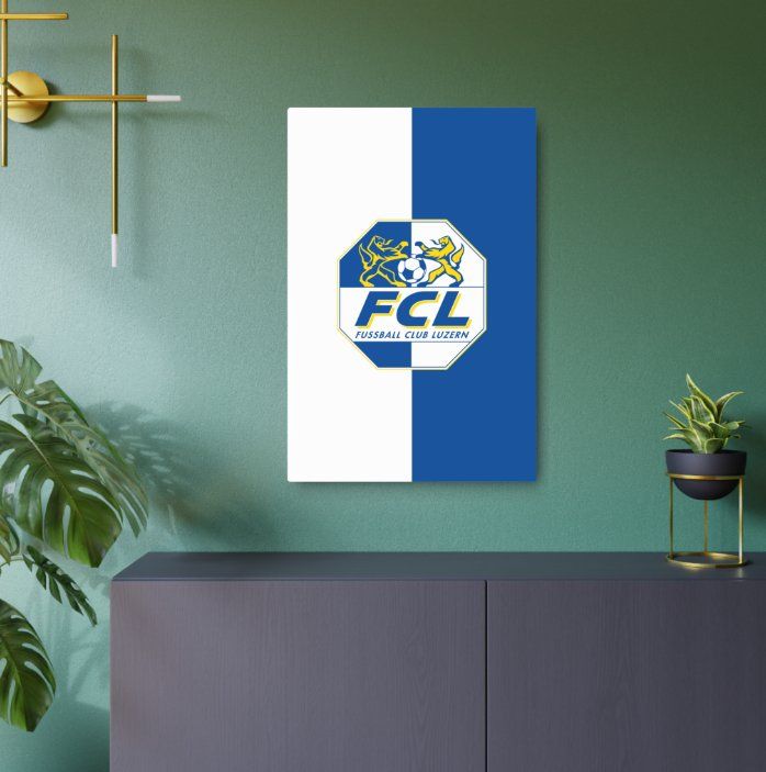 Fanion Officiel FC Lucerne - Supporter Club - Manuot/pennant - Occasion
