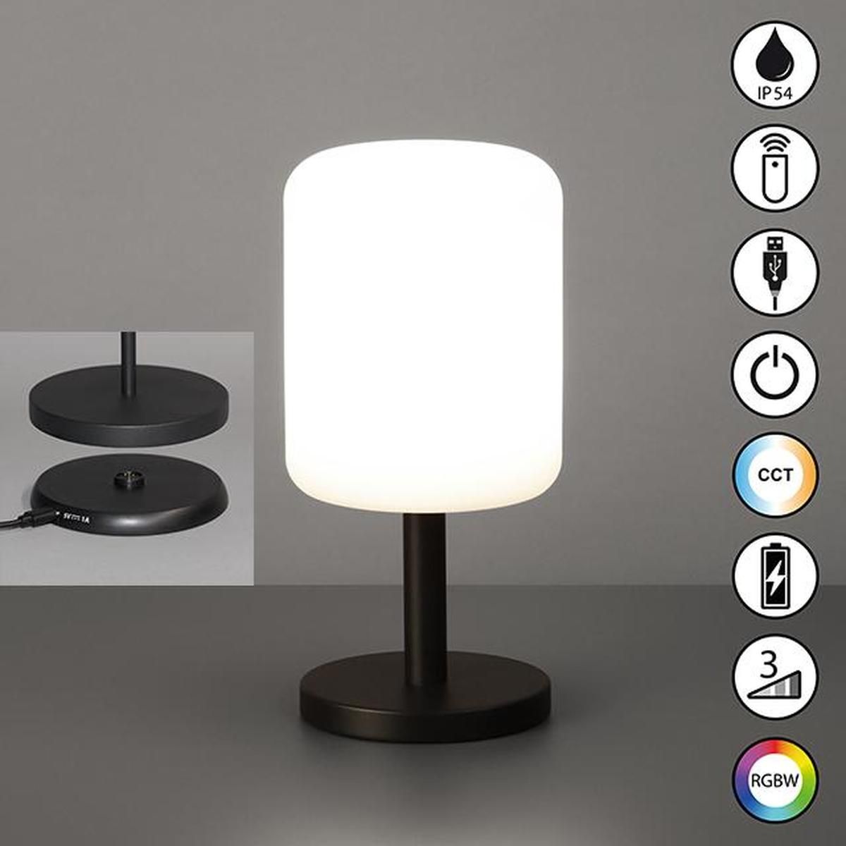 Lampade: LED Aussen Tischleuchte RGBW, 25 cm Höhe – Nuovo (secondo la descrizione) da Kreuzlingen venduto da Smart-Light