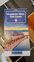 Strassenkarte Kroatische Küste