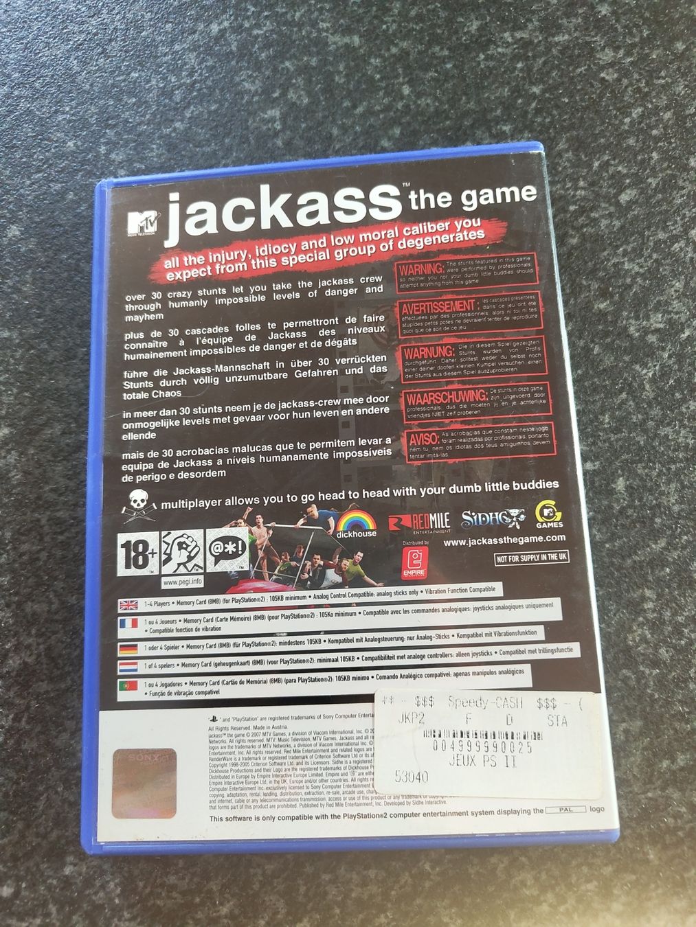 Sony Spiele: Jackass the Game - Playstation 2 (PS2) – Gebraucht aus Attiswil von JP1291 1
