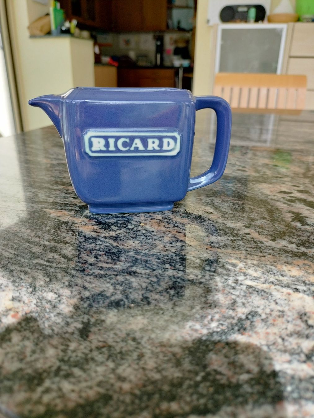 Ricard Caraffe: Petit Pichet Ricard bleu – Usato da Cortaillod venduto da rozinna 3