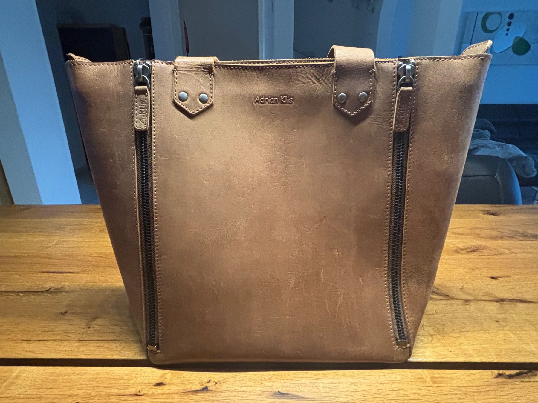 Sacs femmes: Braune Glatt-Lederhandtasche, Adrian Klis, Handmade – D'occasion à Möhlin par MichaBS85 1