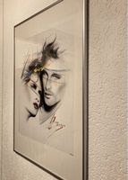 Poster Design by Badoo 1990 im Rahmen mit Glas 70x50cm