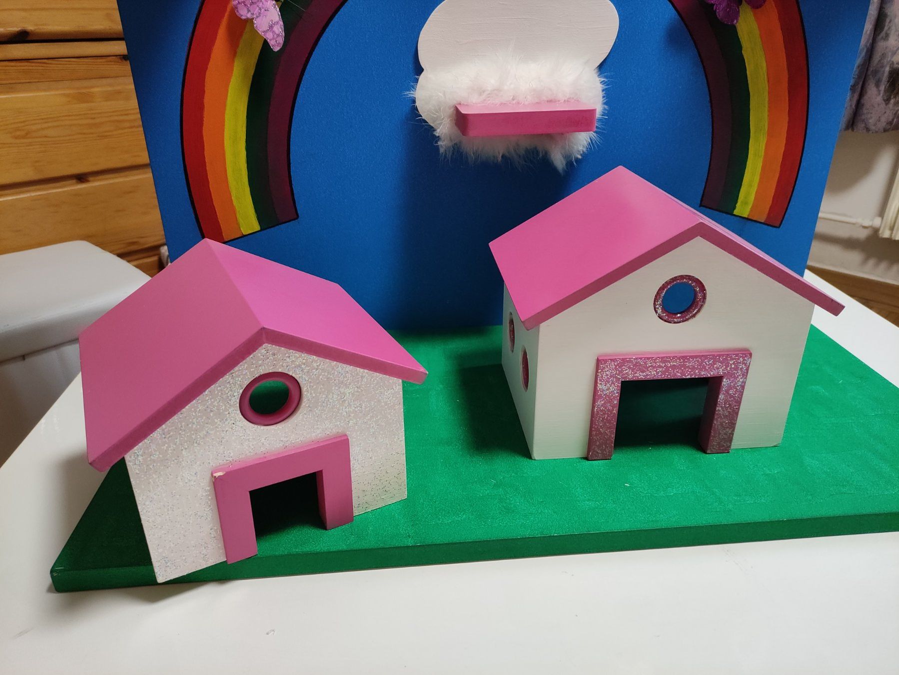 Spielzeuge: Einhorn Station / Bauernhof Eigenbau 72x58 cm – Gebraucht aus Münchwilen TG von Ingi5 2