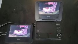 Portable / Mobiler DVD Player mit 2tem Monitor / Display