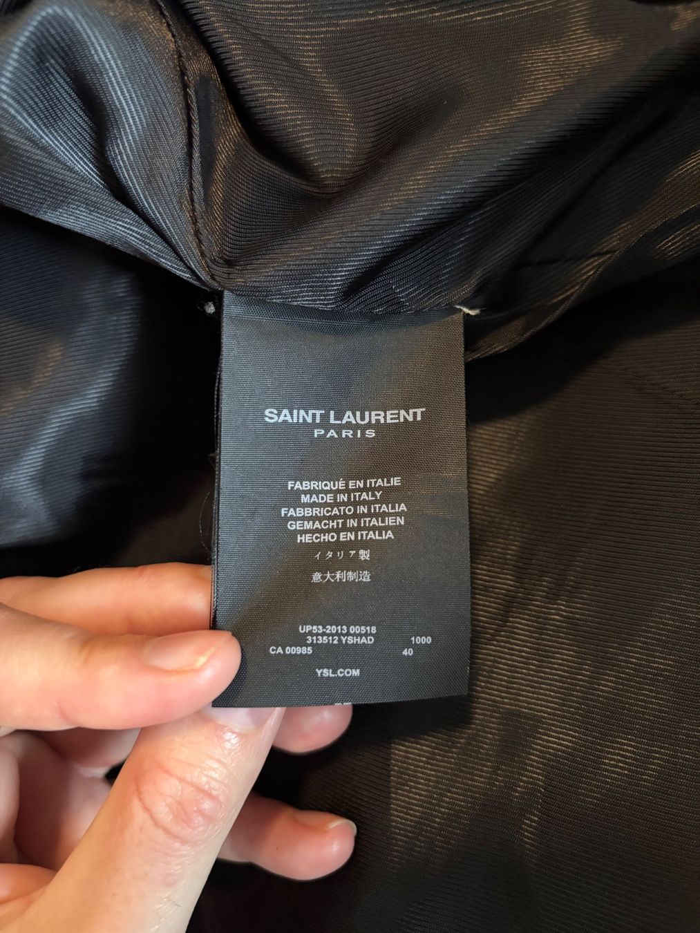 Saint Laurent Jacken: Saint Laurent Lederjacke – Gebraucht aus Zug von adrianani 9