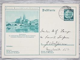 CL16 Carte Postale + Timbre Allemagne 1934