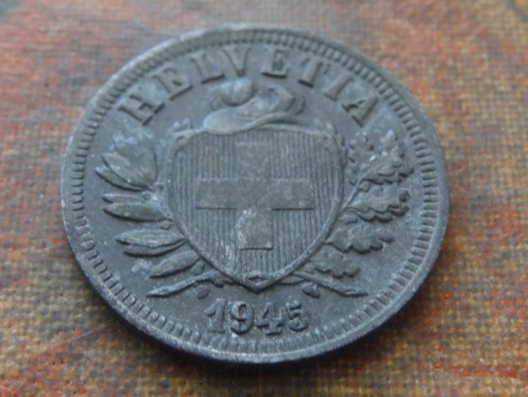 Tutti le monete: 2 Rp. 1945   (B) – Usato da Romanel-sur-Lausanne venduto da Swift13