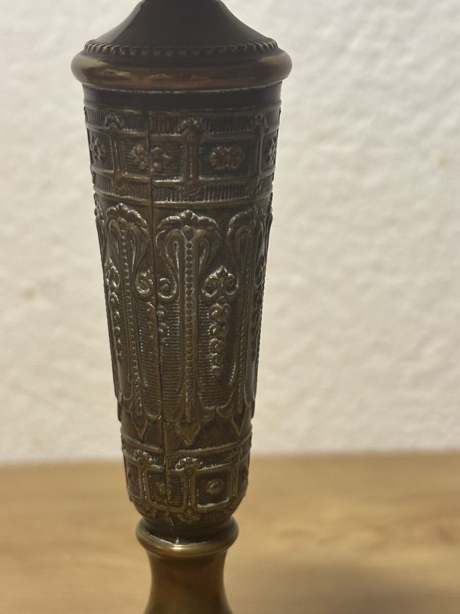 Kerzenständer: Messing Kerzenständer ca.1880 König Schuayb Typ Set – Gebraucht aus Orpund von BlackEagel80 1