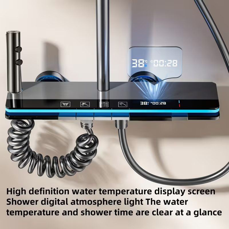 Docce: Luxus LED Duschsystem mit digitalem Duschcontroller ab 1 Fr. – Nuovo (secondo la descrizione) da Zürich venduto da SwissMarket24 8