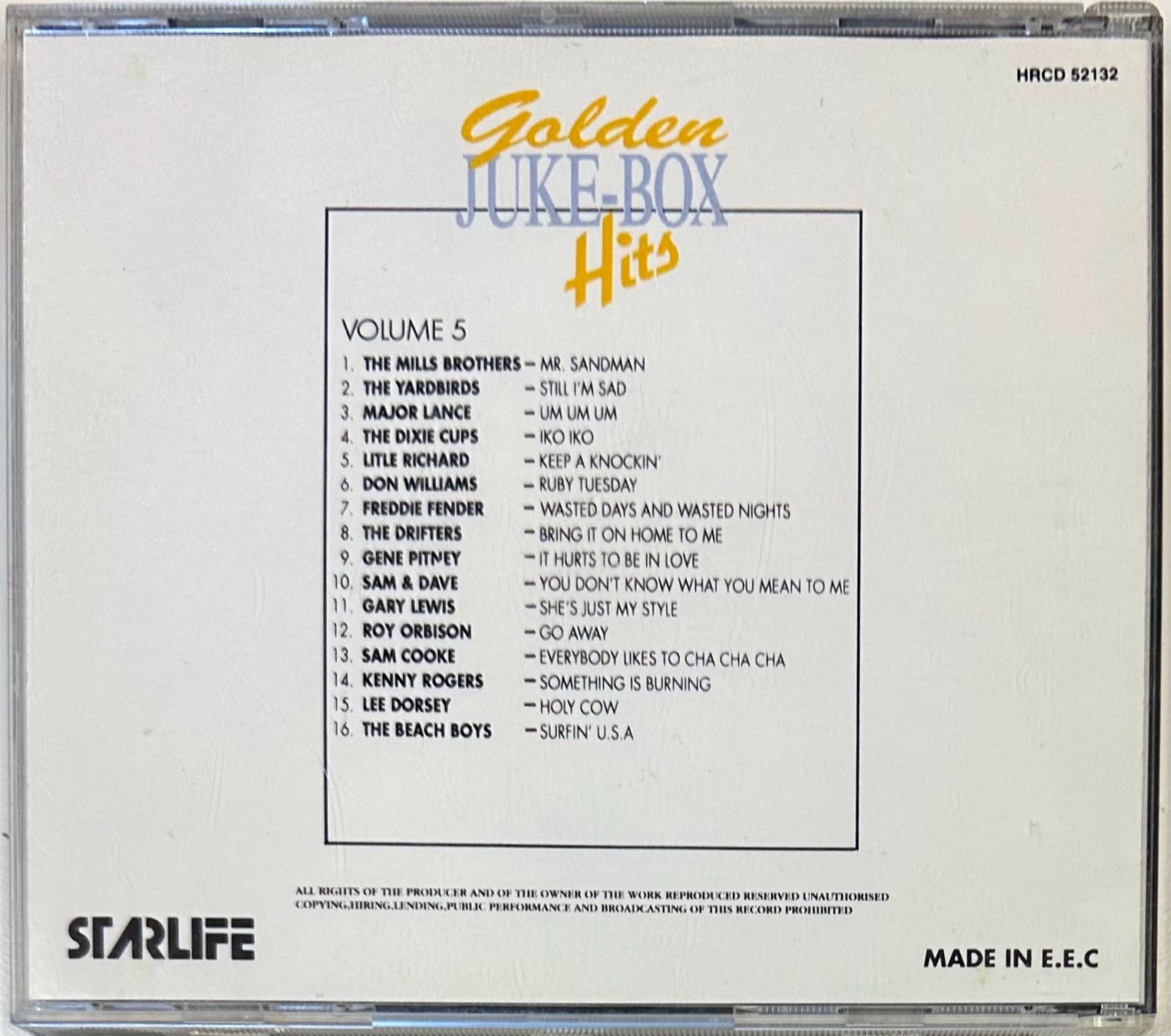 CD: The Golden Juke-Box Hits Volume 4 – Usato da Martigny venduto da jereq 1
