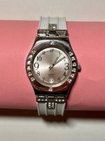 Swatch-Damenuhr Irony mit weissem Kunststoff-Armband