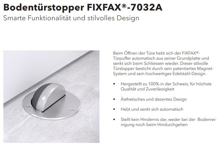 Porte: Bodentürstopper FIXFAX 7032 – Nuovo e nell'imballaggio originale da Grüningen venduto da WERMEI01 4