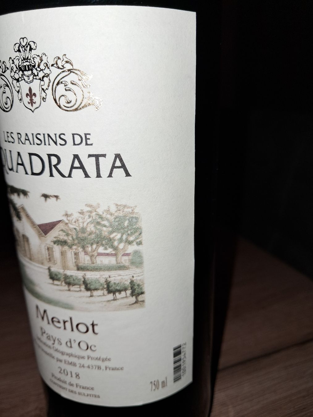 Wein: les raisins de quadrata merlot 2018 – Neu und originalverpackt aus Le locle von juliensaran 2
