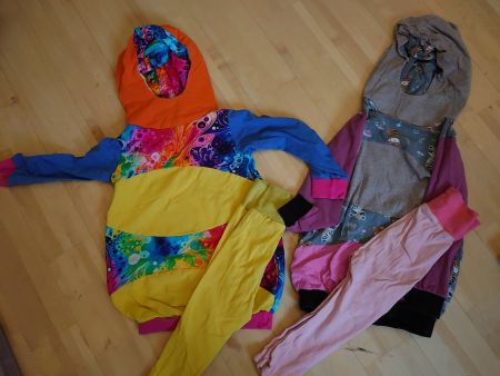 2x Röckli mit Leggins (lang) Gr. 92