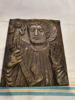 Ansprechende Bronze Relief aus den 1960/70er Jahren