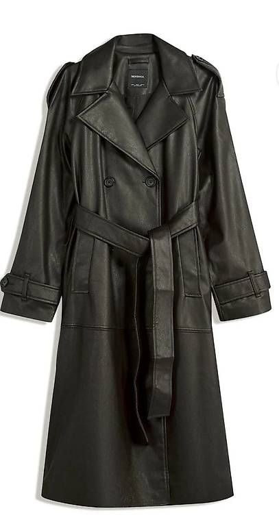 Cappotti: Leder Mantel Bershka – Usato da Rheineck venduto da Marina050