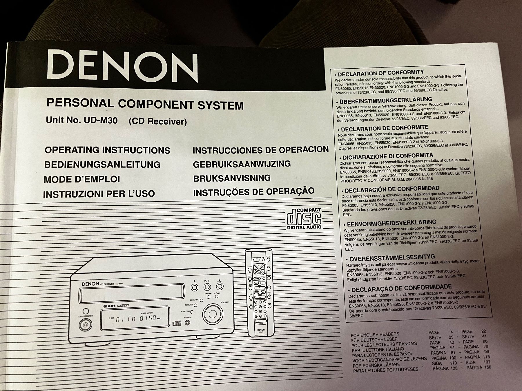 Denon Receiver: DENON CD Receiver – Gebraucht aus Zürich von Ideal0 7