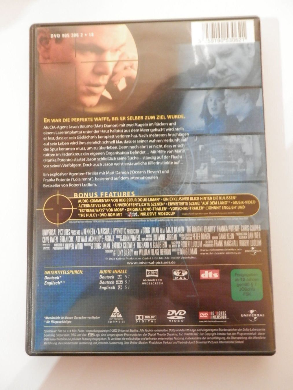 Alle DVDs: Die Bourne Identität mit Matt Damon – Neu (gemäss Beschreibung) aus Weiach von weiach82 1