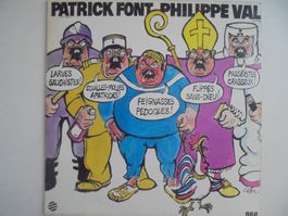 Philippe Val / Patrick Font / LP fourre = dessin de Cabu