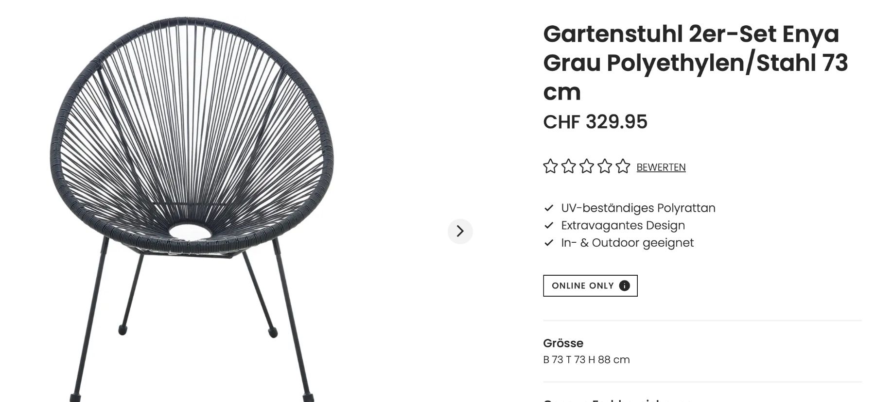 Livique Sedie: Gartenstuhl – Usato da Allschwil venduto da viv_hf5n 2