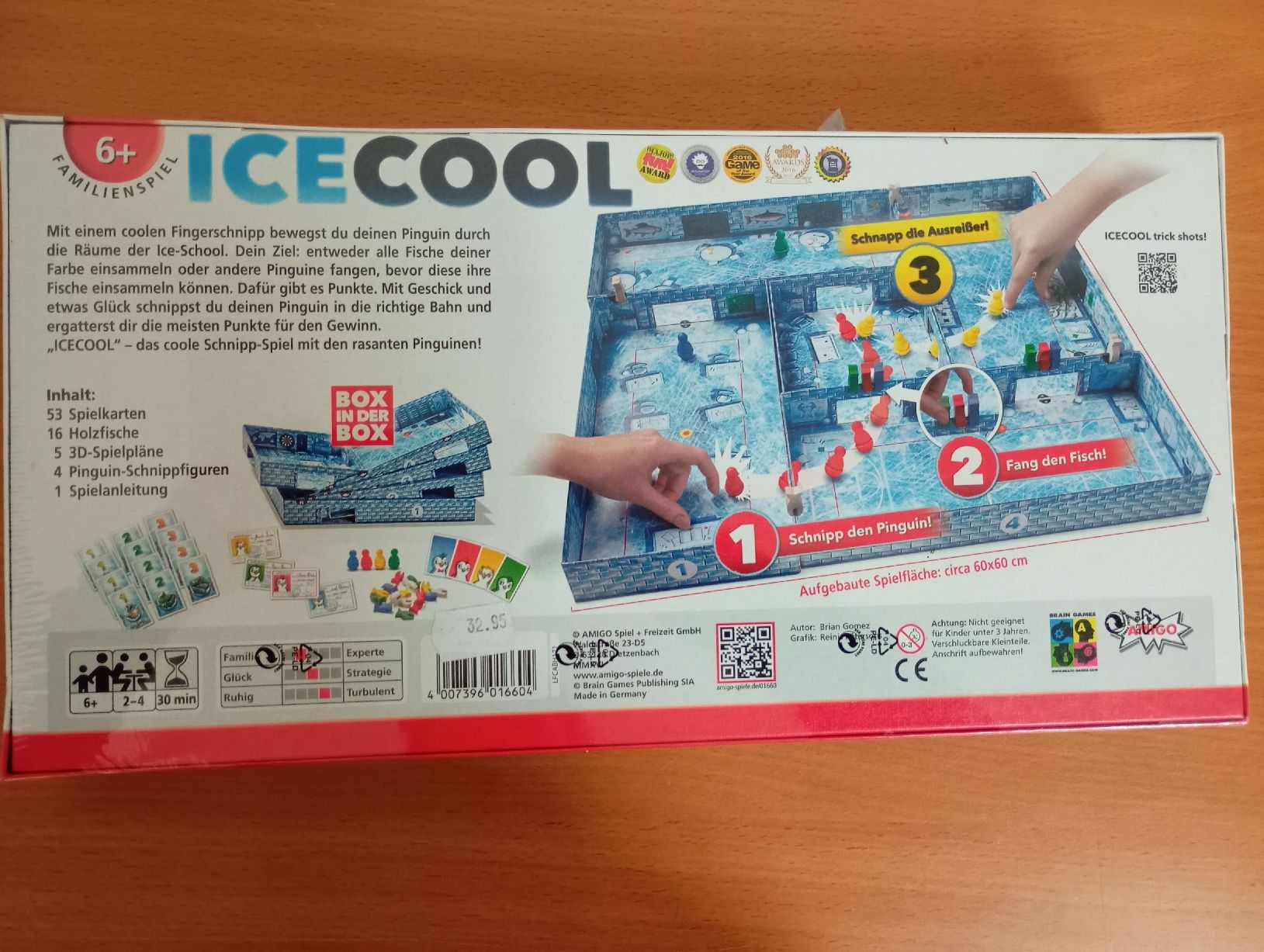 Amigo Giochi: Icecool Kinderspiel des Jahres 2017 – Nuovo e nell'imballaggio originale da Winterthur venduto da pjuma01 2