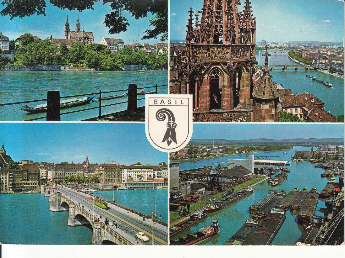 Cartoline postali: Basel ca. 1970 – Usato da Bürglen TG venduto da StampGraf