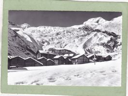Saas-Fee Feegletscher Allalinhorn und Alphubel 1959