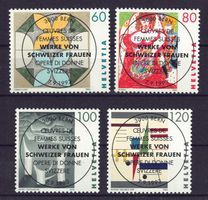 Hel 1993, SBK 848 - 851, Serie ET-Vollstempel